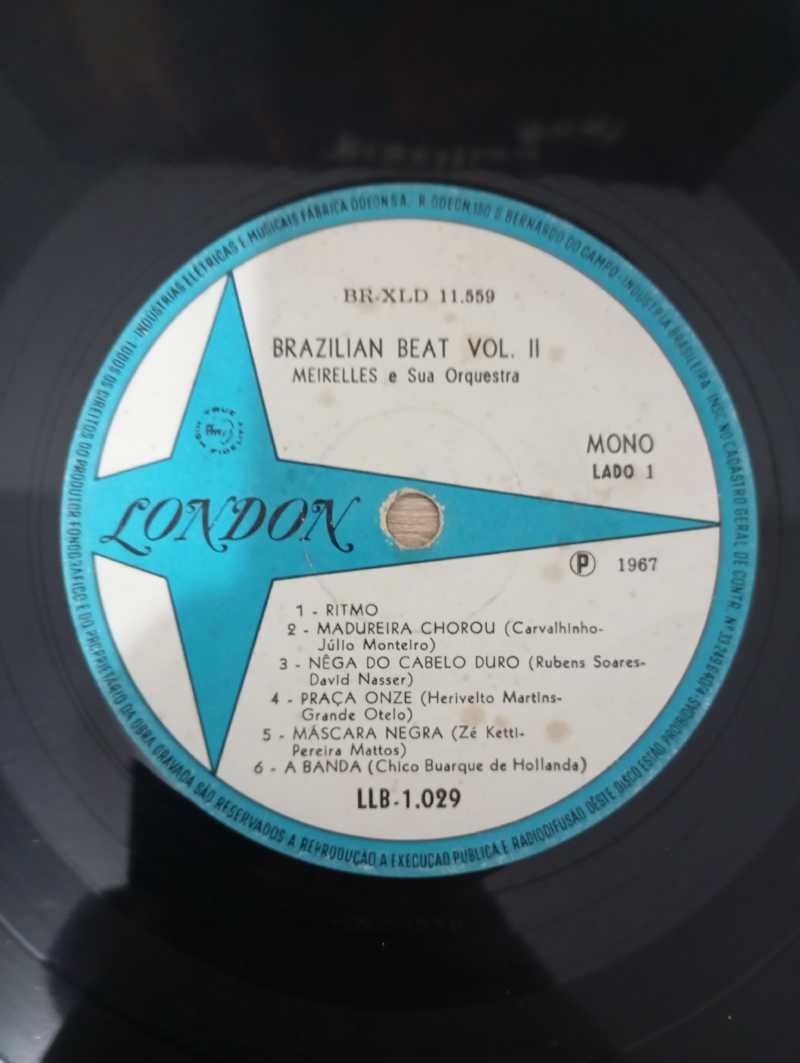 Lp Vinil Meirelles E Sua Orquestra Brazilian Beat Vol. 2