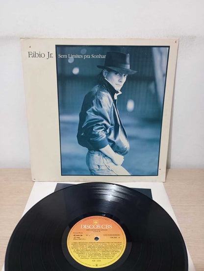 Lp Vinil Fábio Jr. Sem Limites Pra Sonhar Com Encarte
