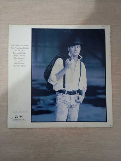 Lp Vinil Fábio Jr. Sem Limites Pra Sonhar Com Encarte