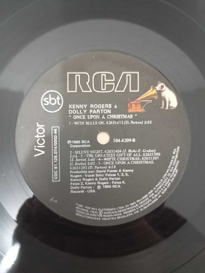 Lp Vinil Kenny Rogers / Dolly Parton Once Upon A Christmas