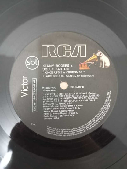 Lp Vinil Kenny Rogers / Dolly Parton Once Upon A Christmas
