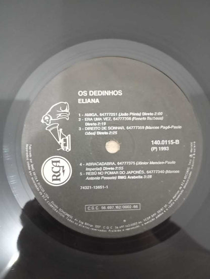 Lp Vinil Eliana Os Dedinhos