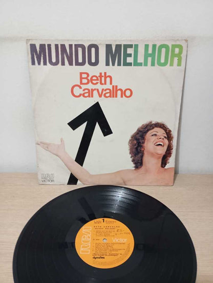 Lp Vinil Beth Carvalho Mundo Melhor