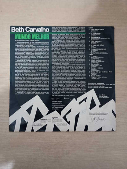 Lp Vinil Beth Carvalho Mundo Melhor