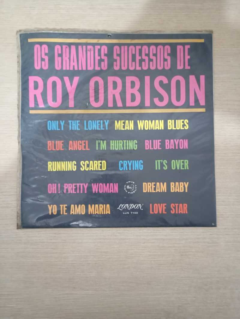 Lp Vinil Roy Orbison Os Grandes Sucessos De Roy Orbison
