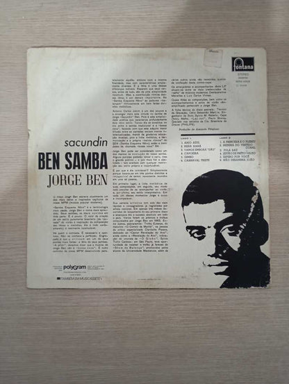 Lp Vinil Jorge Ben Sacundin Ben Samba