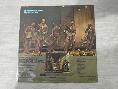 Lp Vinil Os Originais Do Samba Pra Que Tristeza Com Encarte