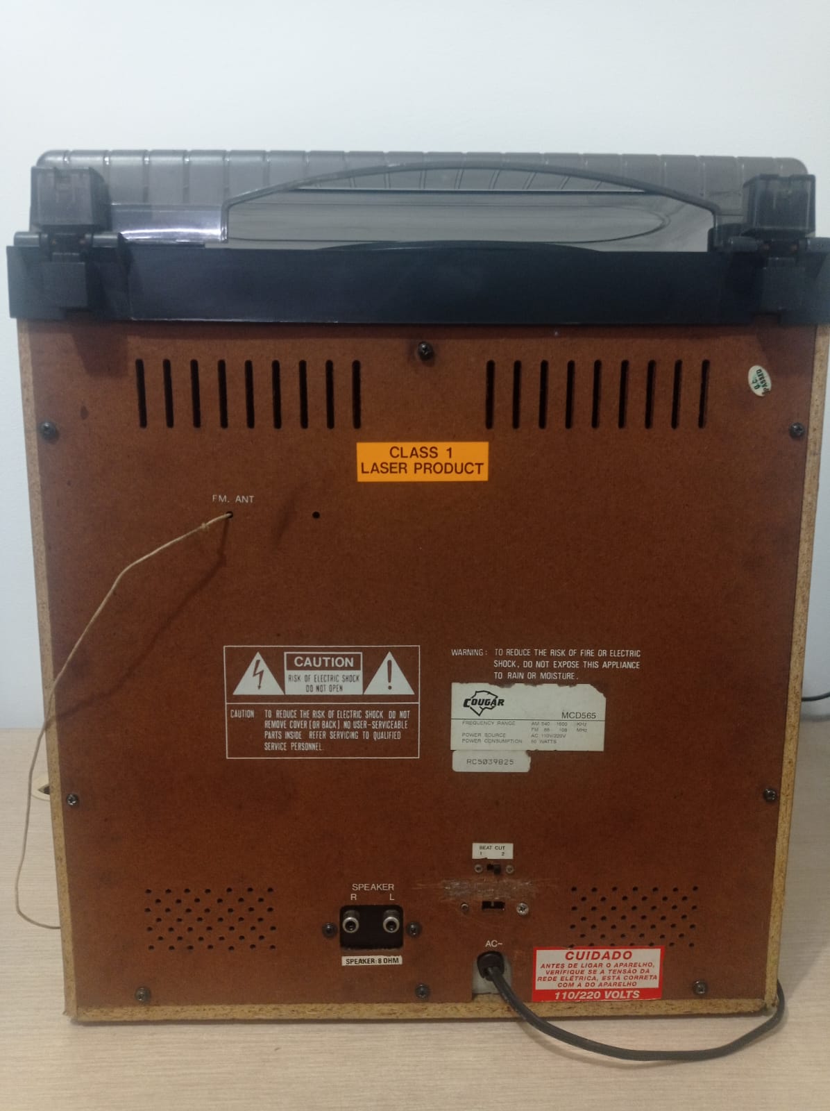 Toca Discos 4x1 Cougar