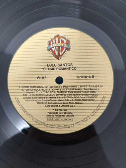 Lp Vinil Lulu Santos Último Romântico Com Encarte