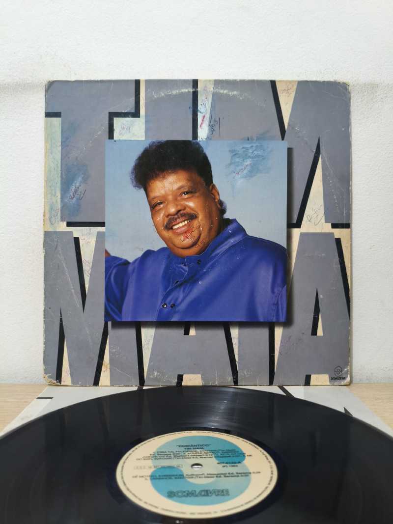Lp Vinil Tim Maia Romântico Com Encarte