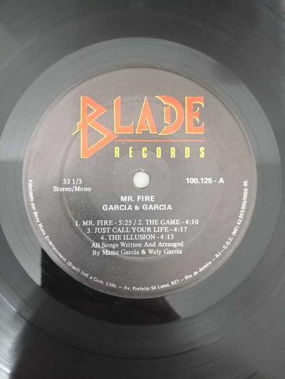Lp Vinil Garcia & Garcia Mr. Fire Com Encarte
