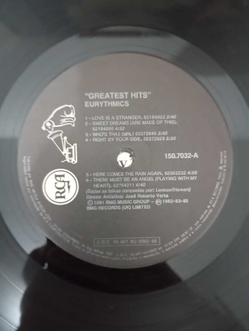 Lp Vinil Eurythmics Greatest Hits Com Encarte