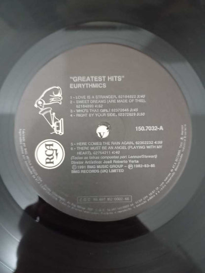 Lp Vinil Eurythmics Greatest Hits Com Encarte