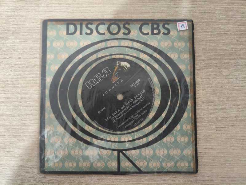 Compacto Vinil Juanita Eu Vou Sonhar (Anjos No Jardim)