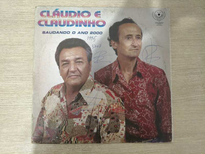 Lp Vinil Cláudio e Claudinho Saudando o ano 2000