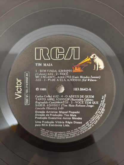 Lp Vinil Tim Maia 1985 Com Encarte