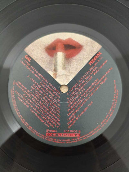 Lp Vinil Gal Costa Profana Com Encartes