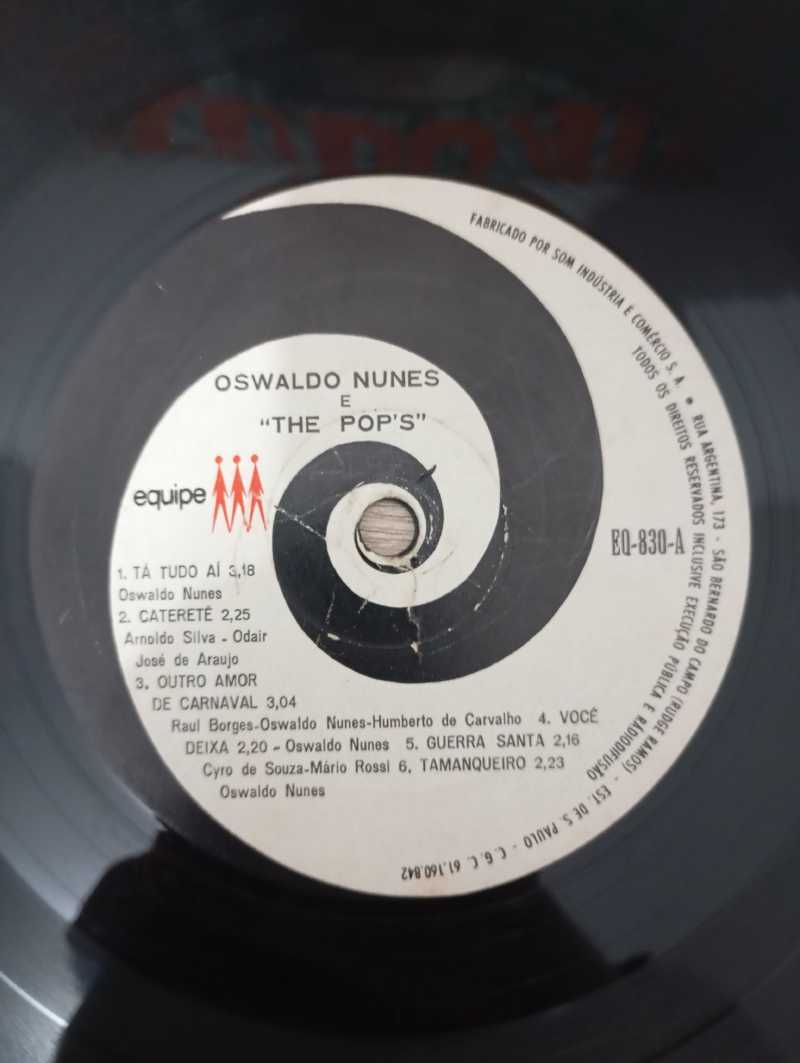 Lp Vinil Oswaldo Nunes Tá Tudo Aí!