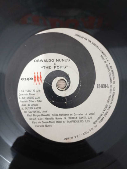 Lp Vinil Oswaldo Nunes Tá Tudo Aí!