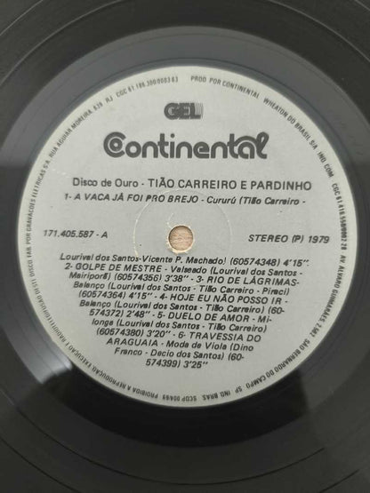 Lp Vinil Tião Carreiro E Pardinho Disco De Ouro