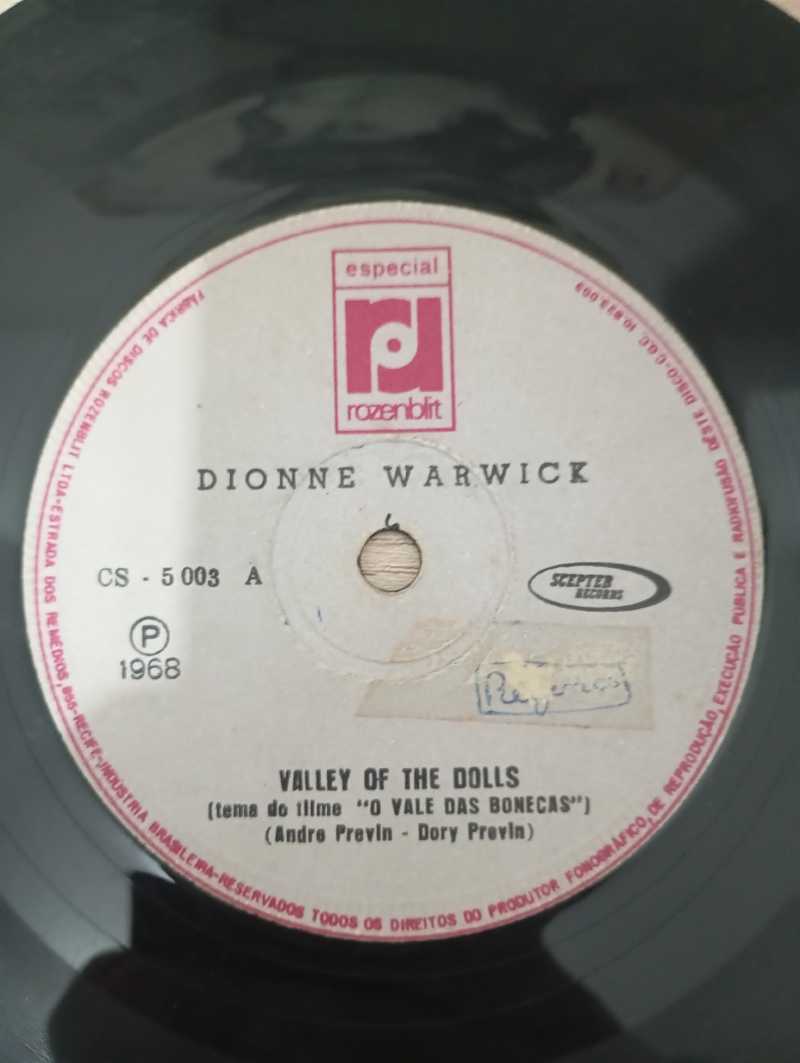 Compacto Vinil Dionne Warwick Valley Of The Dolls
