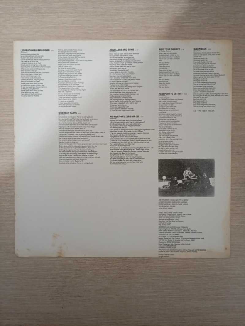 Lp Vinil Joe Strummer Earthquake Weather Com Encarte