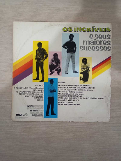Lp Vinil Os Incríveis E Seus Maiores Sucessos