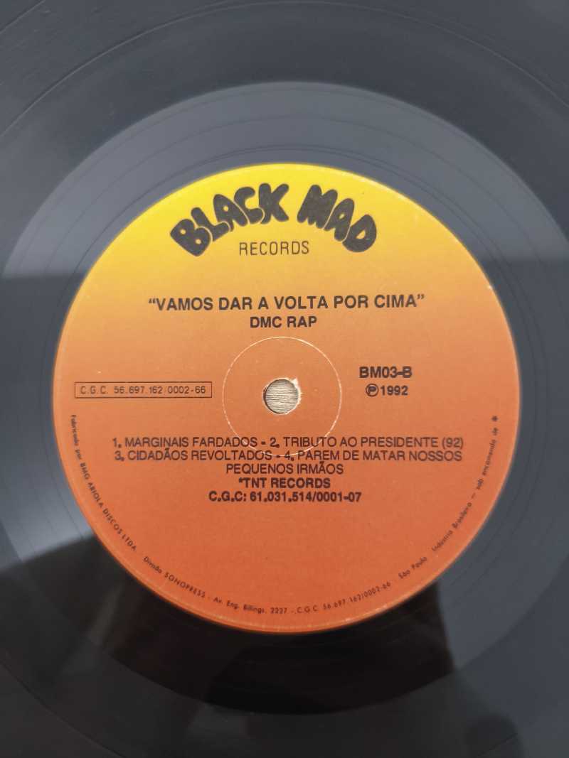 Lp Vinil Comando D.M.C. Vamos Dar A Volta Por Cima