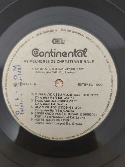 Lp Vinil Chrystian & Ralf As melhores de