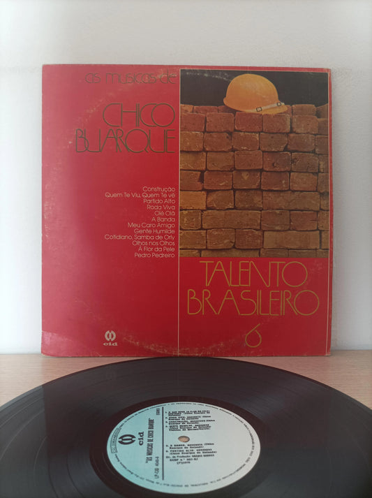 Lp Vinil Chico Buarque Talento Brasileiro 6 Músicas de