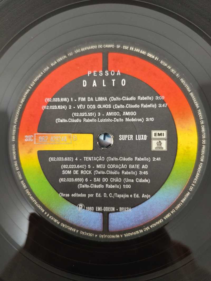 Lp Vinil Dalto Pessoa Com Encarte