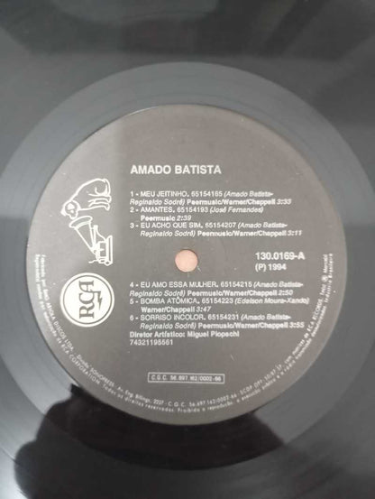 Lp Vinil Amado Batista 94 Com Encarte