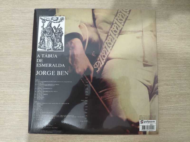 Lp Vinil Jorge Ben A Tábua De Esmeralda Com Encarte