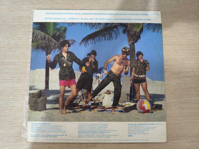 Lp Vinil Ultraje A Rigor Nós Vamos Invadir Praia C/ Encarte