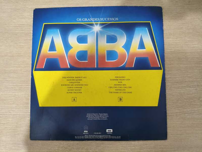 Lp Vinil ABBA Os Grandes Sucessos