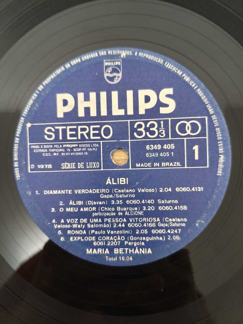 Lp Vinil Maria Bethânia Álibi