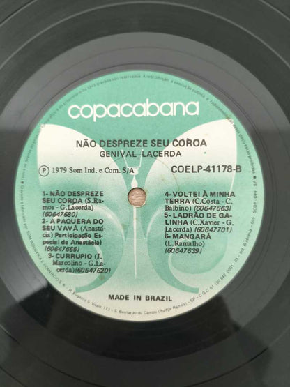 Lp Vinil Genival Lacerda Não Despreze Seu Coroa