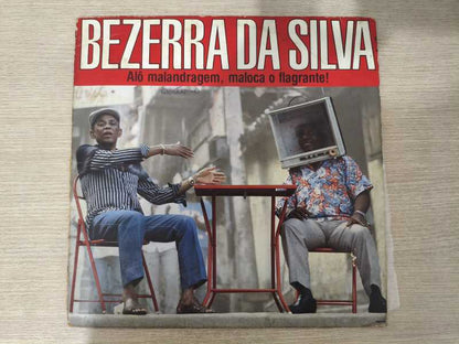 Lp Vinil Bezerra Da Silva Alô Malandragem Maloca C/ Encarte