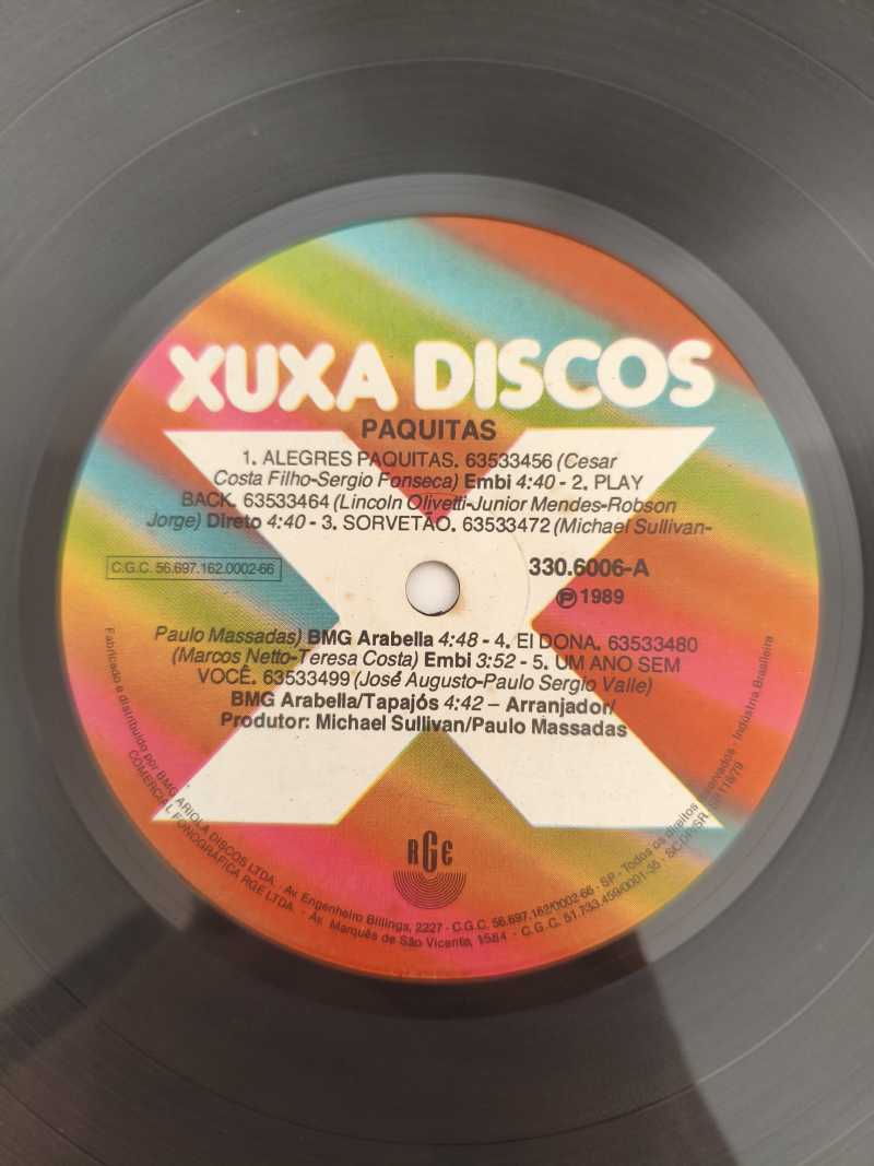 Lp Vinil Paquitas 1989 Com Encarte