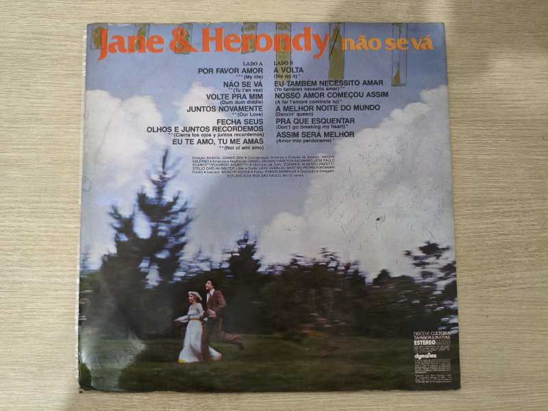 Lp Vinil Jane & Herondy Não Se Vá