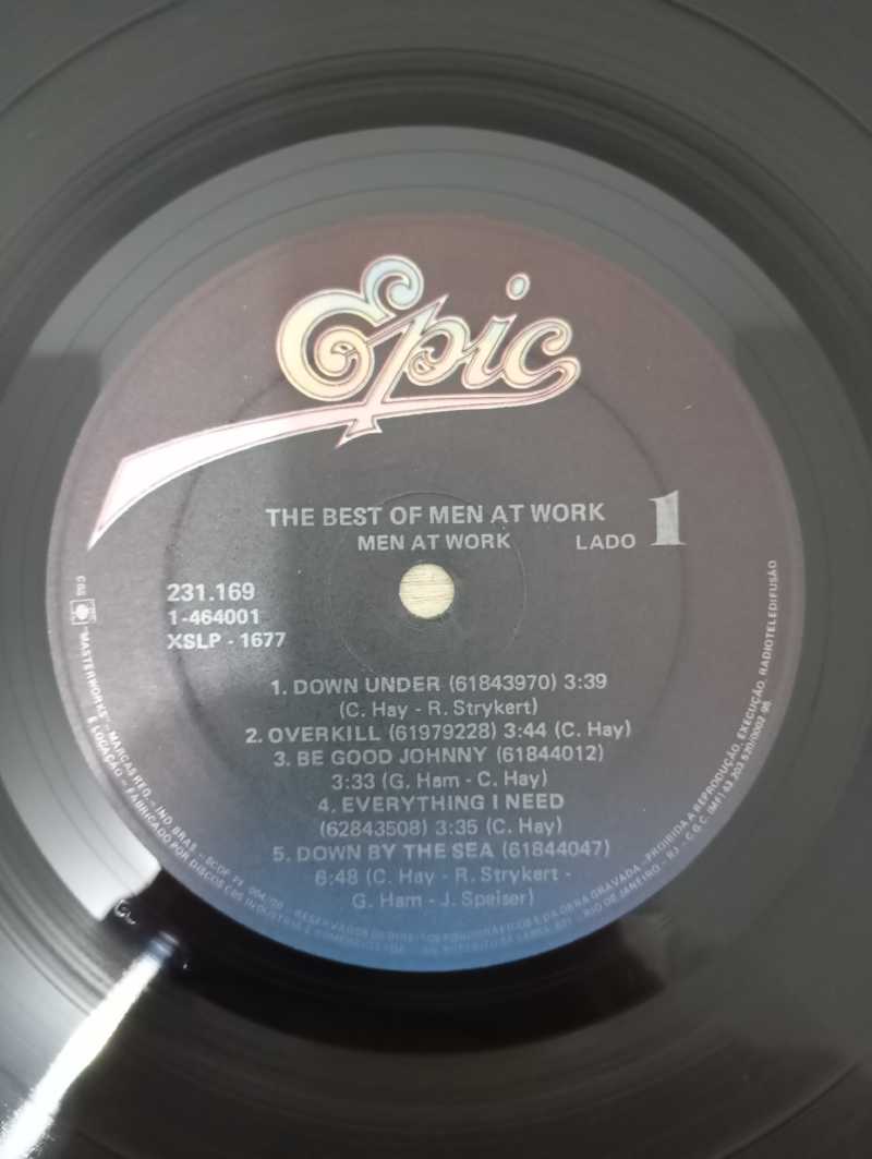 Lp Vinil Men At Work The Best Of Men At Work