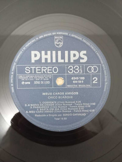 Lp Vinil Chico Buarque Meus Caros Amigos Com Encarte