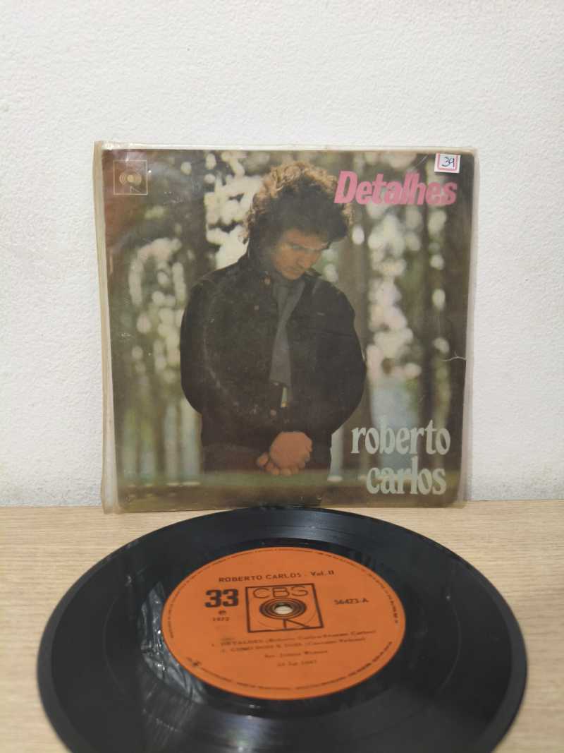 Compacto Vinil Roberto Carlos Detalhes
