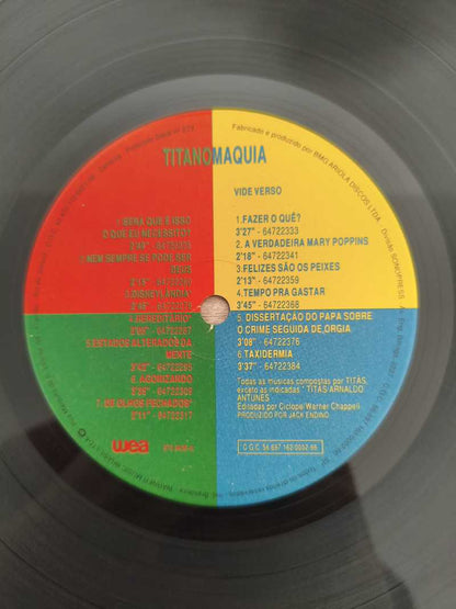 Lp Vinil Titãs Titanomaquia