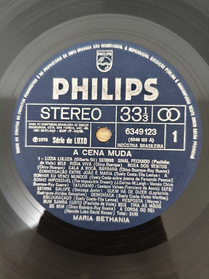 Lp Vinil Maria Bethânia A Cena Muda Capa Dupla