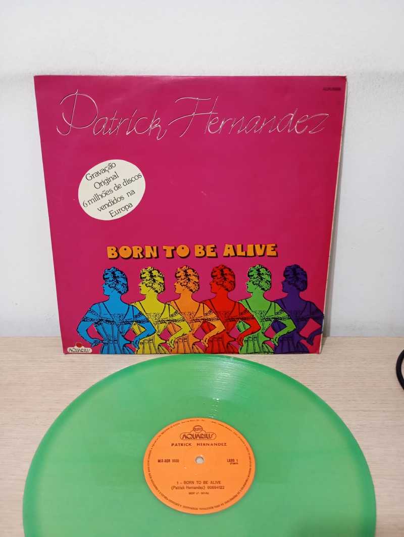Lp Vinil Patrick Hernandez Born To Be Alive Verde
