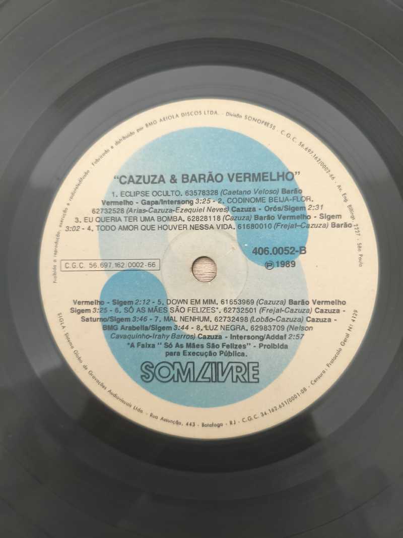 Lp Vinil Cazuza & Barão Vermelho Melhores Momentos