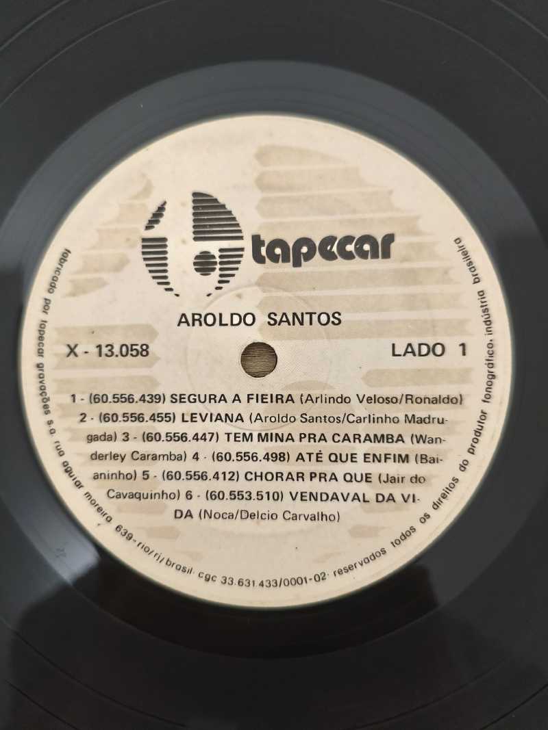 Lp Vinil Aroldo Santos 1978