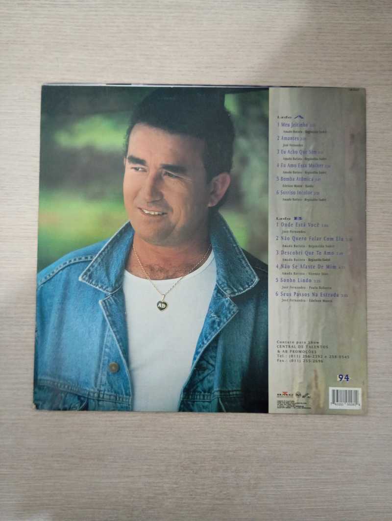 Lp Vinil Amado Batista 94 Com Encarte