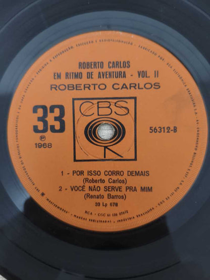 Compacto Vinil Roberto Carlos Em Ritmo de Aventura Vol. II